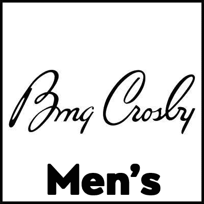 Stylish men's graphic tee featuring "Bmg Crosby" for casual or sportswear.