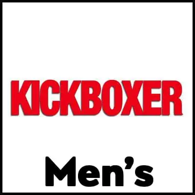 Bold kickboxer logo men's fitness shirt, perfect for martial arts enthusiasts.