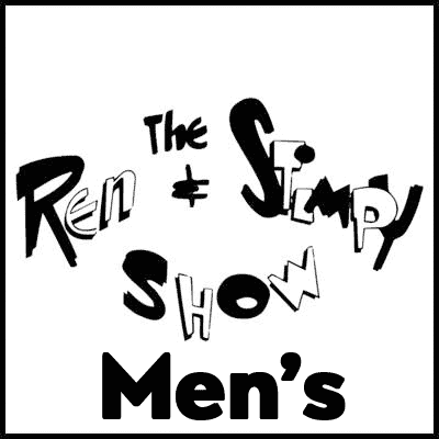 Vibrant black and white graphic T-shirt featuring "The Ren + Stark Show Men's" design, perfect for fans of unique, stylish men's apparel.