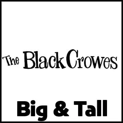 Black Crowes Big & Tall T-shirt, comfortable casual wear for music fans.