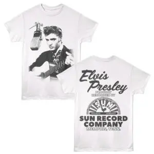 Elvis Presley proudly Recorded by Sun Records Men's T Shirt
