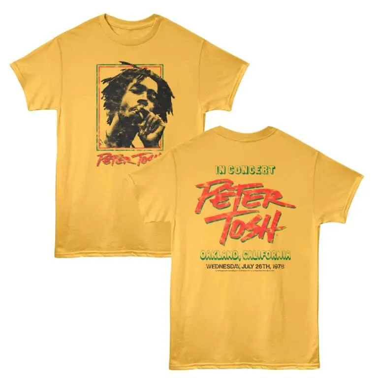 Peter Tosh In Concert Oakland 78 Men's T Shirt
