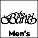 Stylish black and white men's T-shirt with "The Bunch" logo perfect for casual wear.