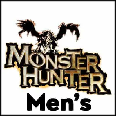 High-quality Monster Hunter Men's T-shirt featuring iconic design and comfortable fit. Perfect for gaming fans.