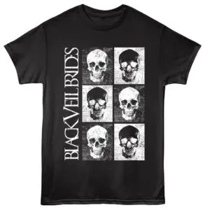 Black Veil Brides Skulls Men's T Shirt
