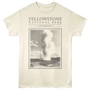 Yellowstone Wyoming Geyser Men's T Shirt