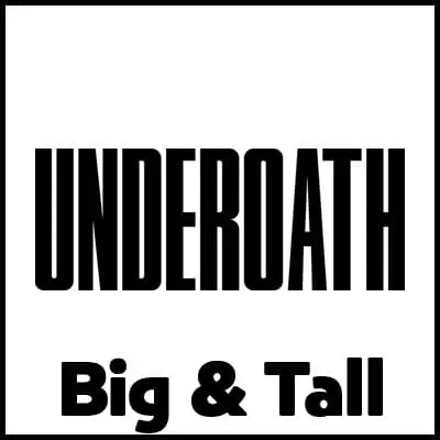 Bold "UnderOath" big and tall graphic tee for men. Perfect casual streetwear style.