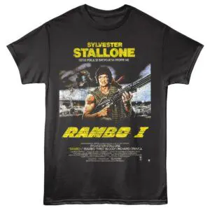 Rambo French Movie Poster Men's T Shirt