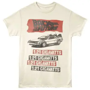 Back to the Future Gigawatts Men's T Shirt