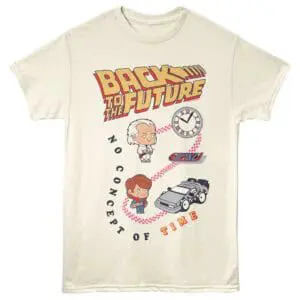 Back to the Future No Concept of Time Men's T Shirt