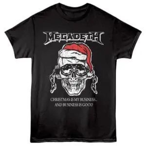 Megadeth Christmas is my Business Men's T Shirt Black