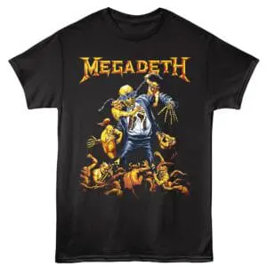 Megadeth Vic Goes to Hell Men's T Shirt Black