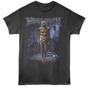 Megadeth Countdown to Extinction Men's T Shirt Charcoal