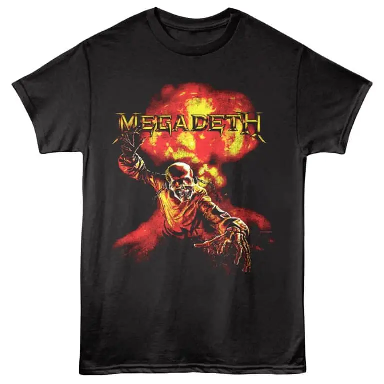 Megadeth Nuclear Blast Men's T Shirt Black