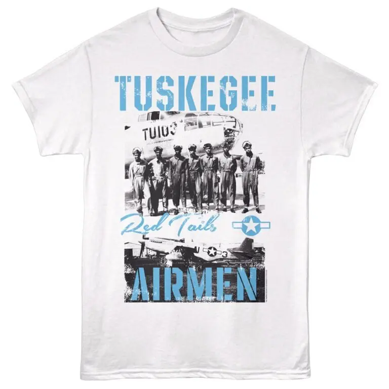 Tuskegee Airmen Red Tails Plane Men's T Shirt
