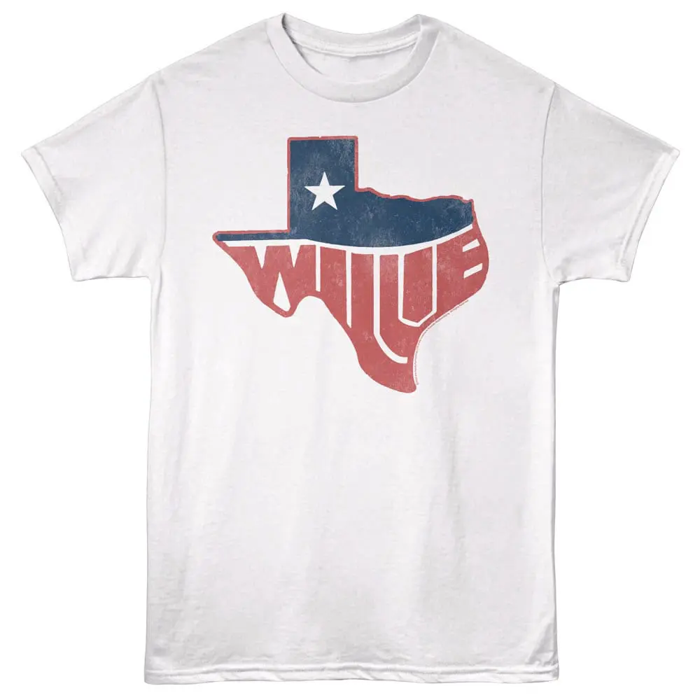 Texas-themed graphic tee featuring the state outline with stars and bold "WILD" text.