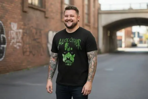 Alice Cooper alien face