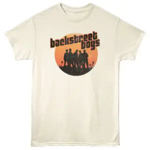 Backstreet Boys at Sunset Men's T Shirt Ivory