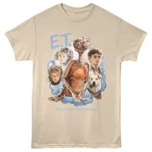 E.T & Friends Men's T Shirt Sand