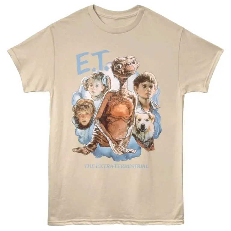 E.T & Friends Men's T Shirt Sand