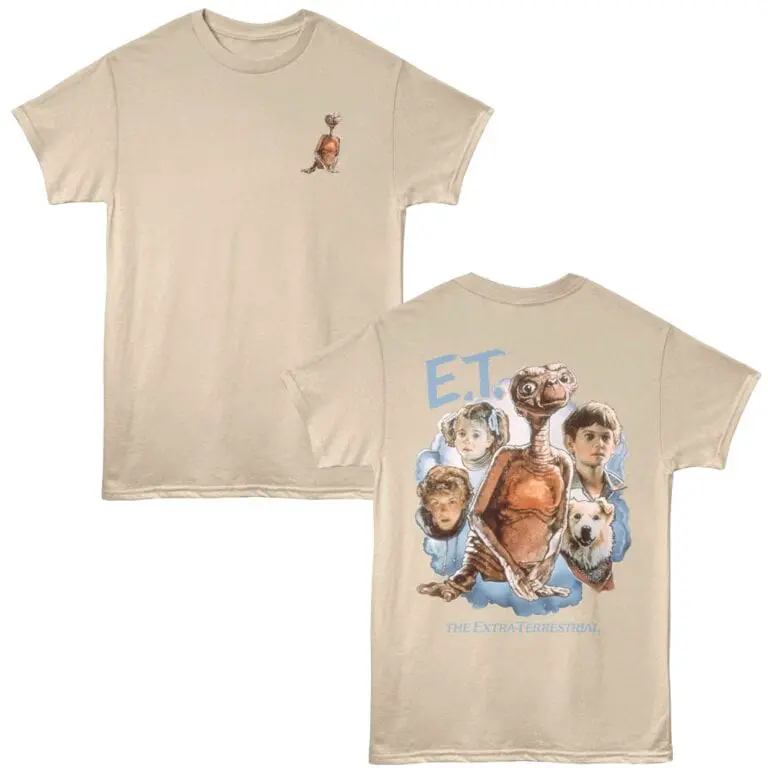 E.T & his Friends Men's T Shirt Sand