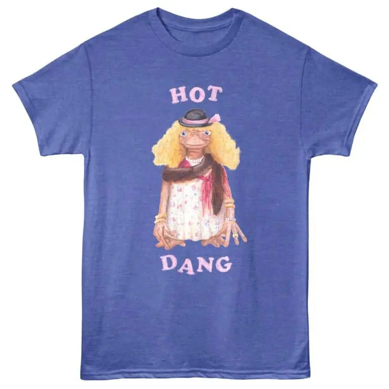 E.T Hot Dang Men's T Shirt Blue Heather