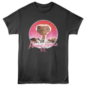 E.T Phone Home Men's T Shirt Charcoal