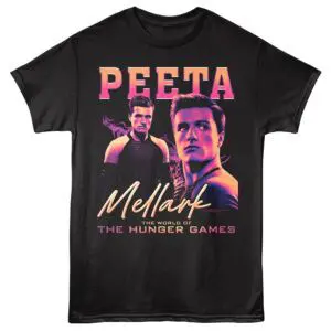 Hunger Games Peeta Sunset Men's T Shirt Black