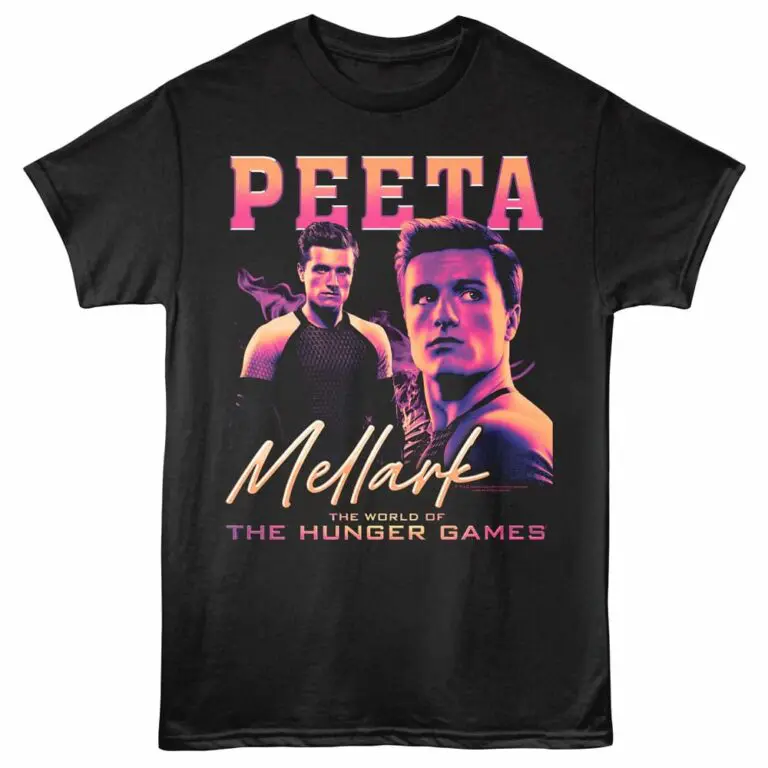 Hunger Games Peeta Sunset Men's T Shirt Black