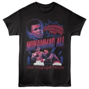 Muhammad Ali Young & Handsome Men's T Shirt Black