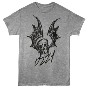 Ozzy Osbourne Bat Sketch Men's T Shirt
