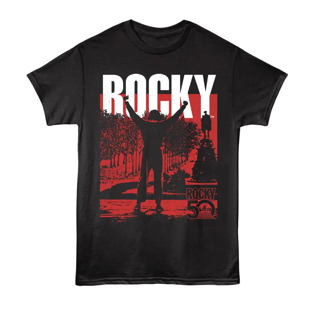 Rocky Wins 50 Men's T Shirt Black