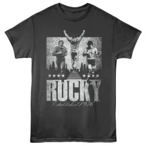 Rocky Established 1976 Men's T Shirt Charcoal