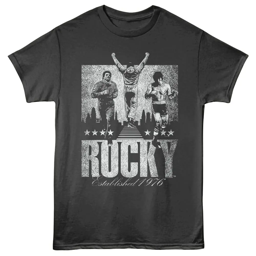 Rocky Established 1976 Men's T Shirt Charcoal
