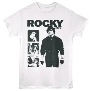 Rocky Scrapbook 1976 Men's T Shirt White