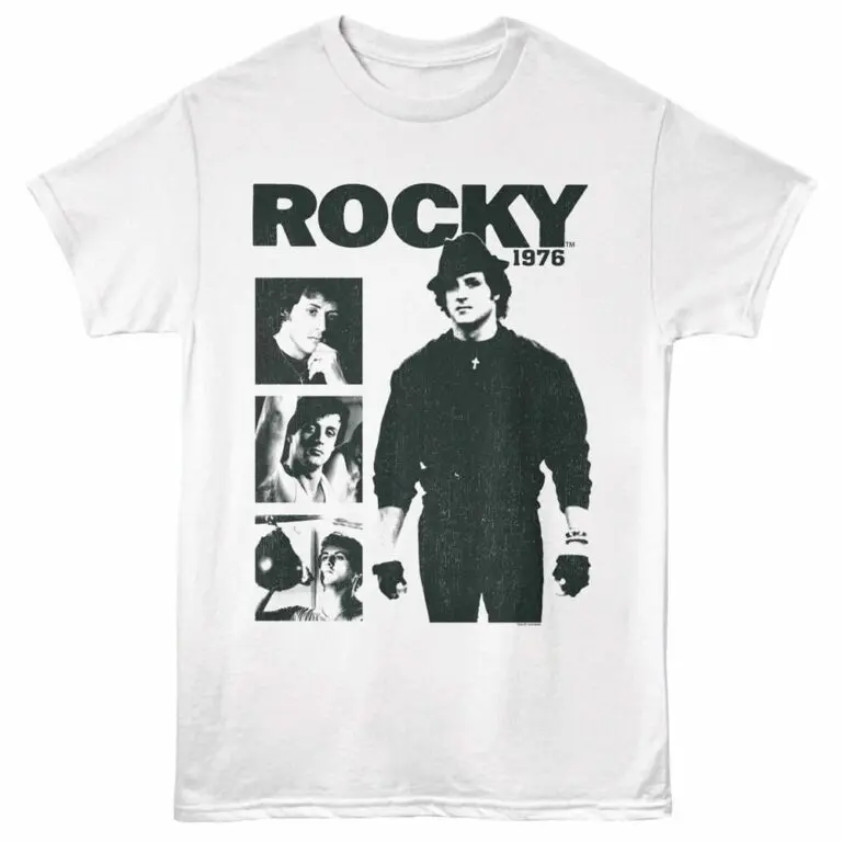 Rocky Scrapbook 1976 Men's T Shirt White