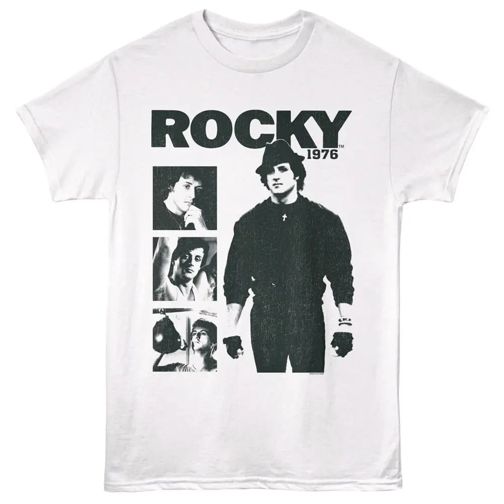 Rocky Scrapbook 1976 Men's T Shirt White