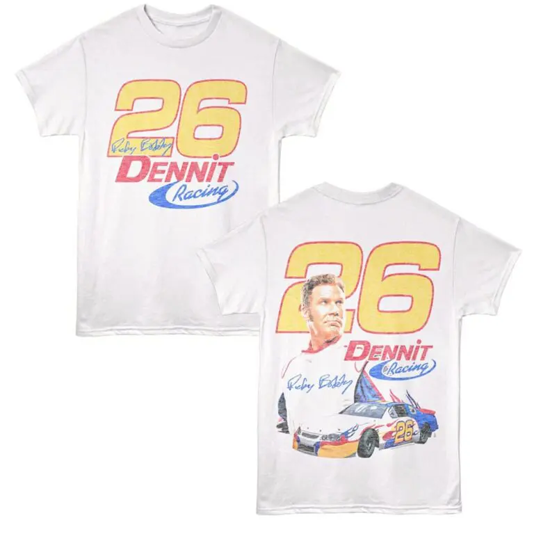 Talladega Nights Dennit Racing 26 Men's T Shirt White