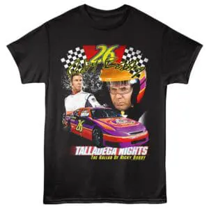 Talladega Nights Ricky Bobby Montage Men's T Shirt Black