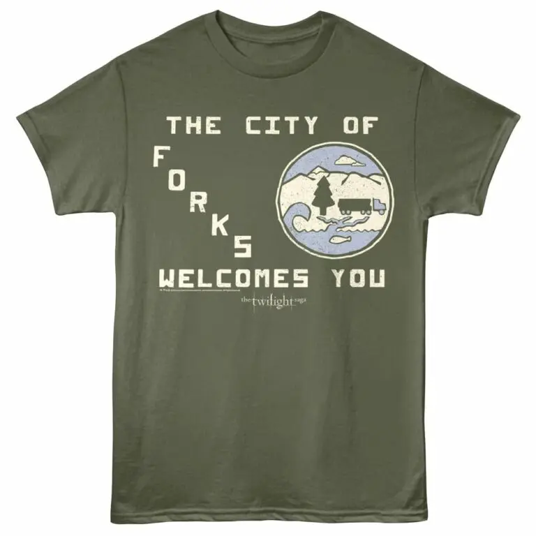 Twilight Welcome to Forks Men's T Shirt
