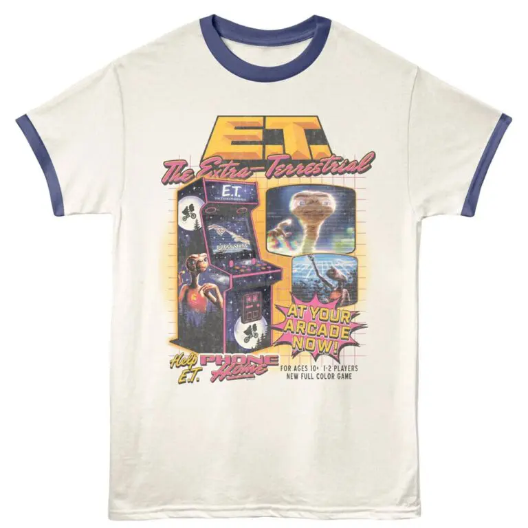 ET Arcade Game Ringer T Shirt