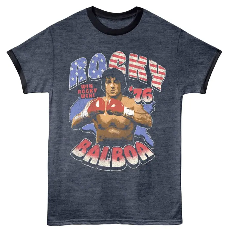 Rocky Balboa All-American 76 Ringer T Shirt