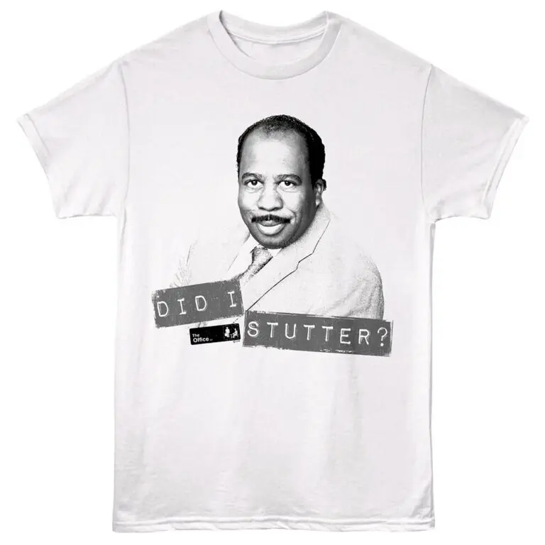 The Office Did I Stutter Men's T Shirt White