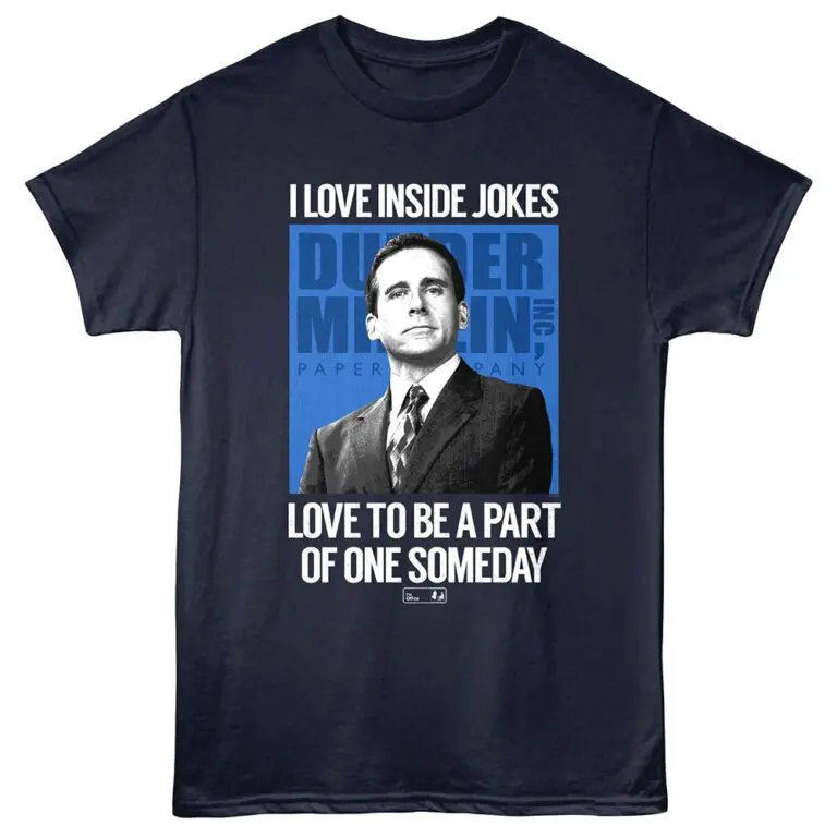 The Office Inside Jokes Men's T Shirt Navy