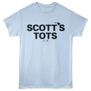 The Office Scott's Tots Men's T Shirt Light Blue