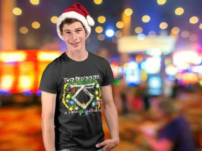 Twisted Sister Christmas Lights Men’s T Shirt