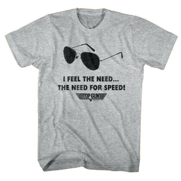 Top Gun Aviator Shades Need for Speed T-Shirt