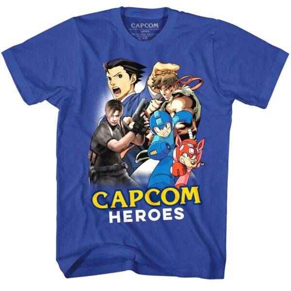 Capcom Heroes Cartoon T-Shirt