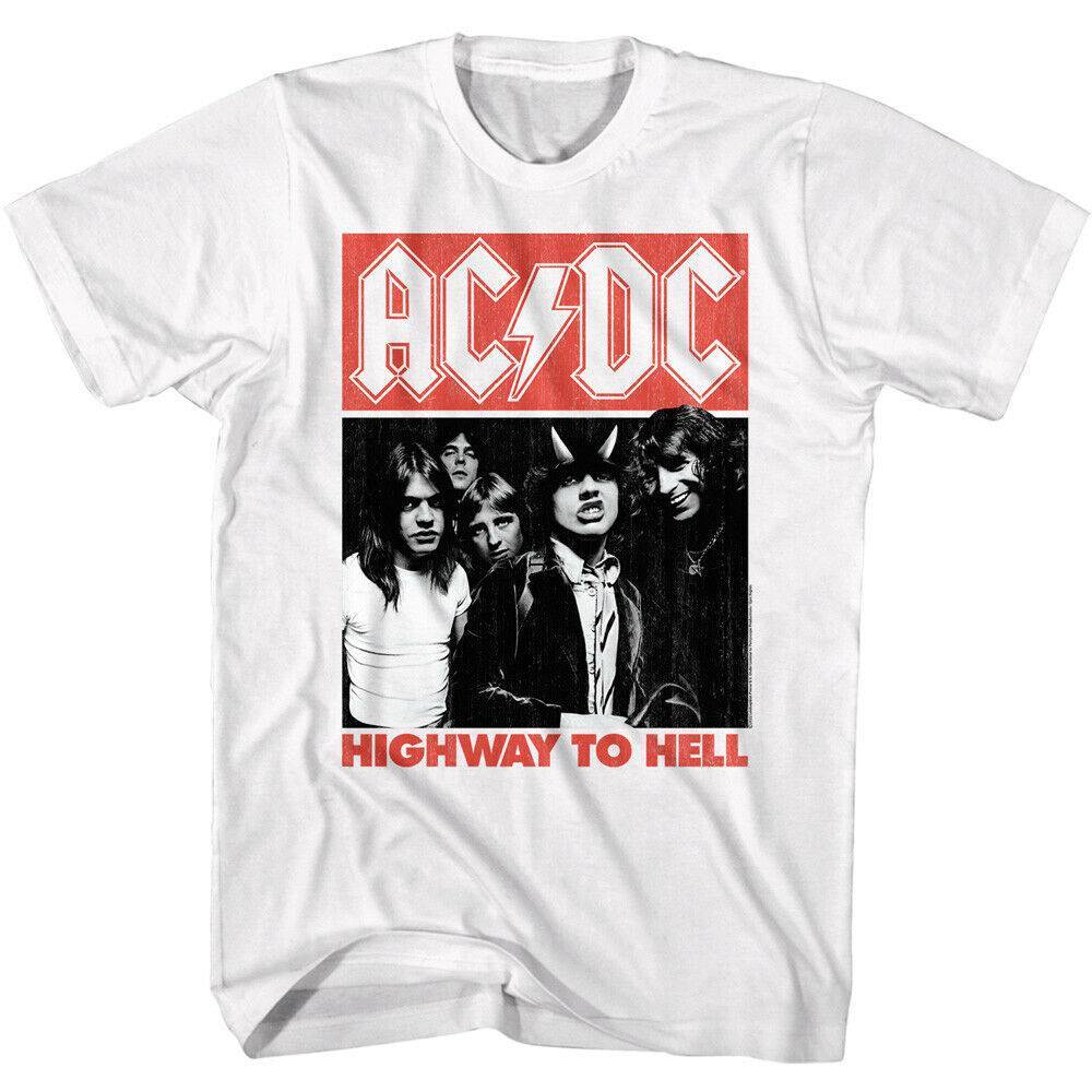 ACDC Highway to Hell Horns Men's T Shirt