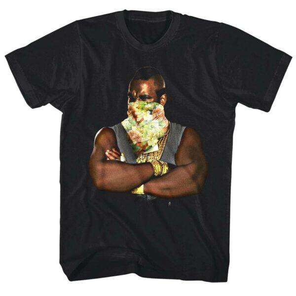 Mr T Floral Bandana Mask Men’s T Shirt